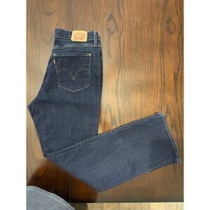 Levi's Classic Boot Cut Women's Jeans Size 12 M Dark Denim Stretch W31 L32